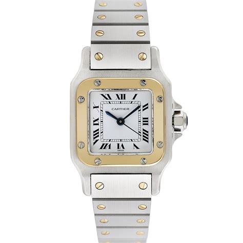 cartier santos galbee pre owned|cartier santos watch size guide.